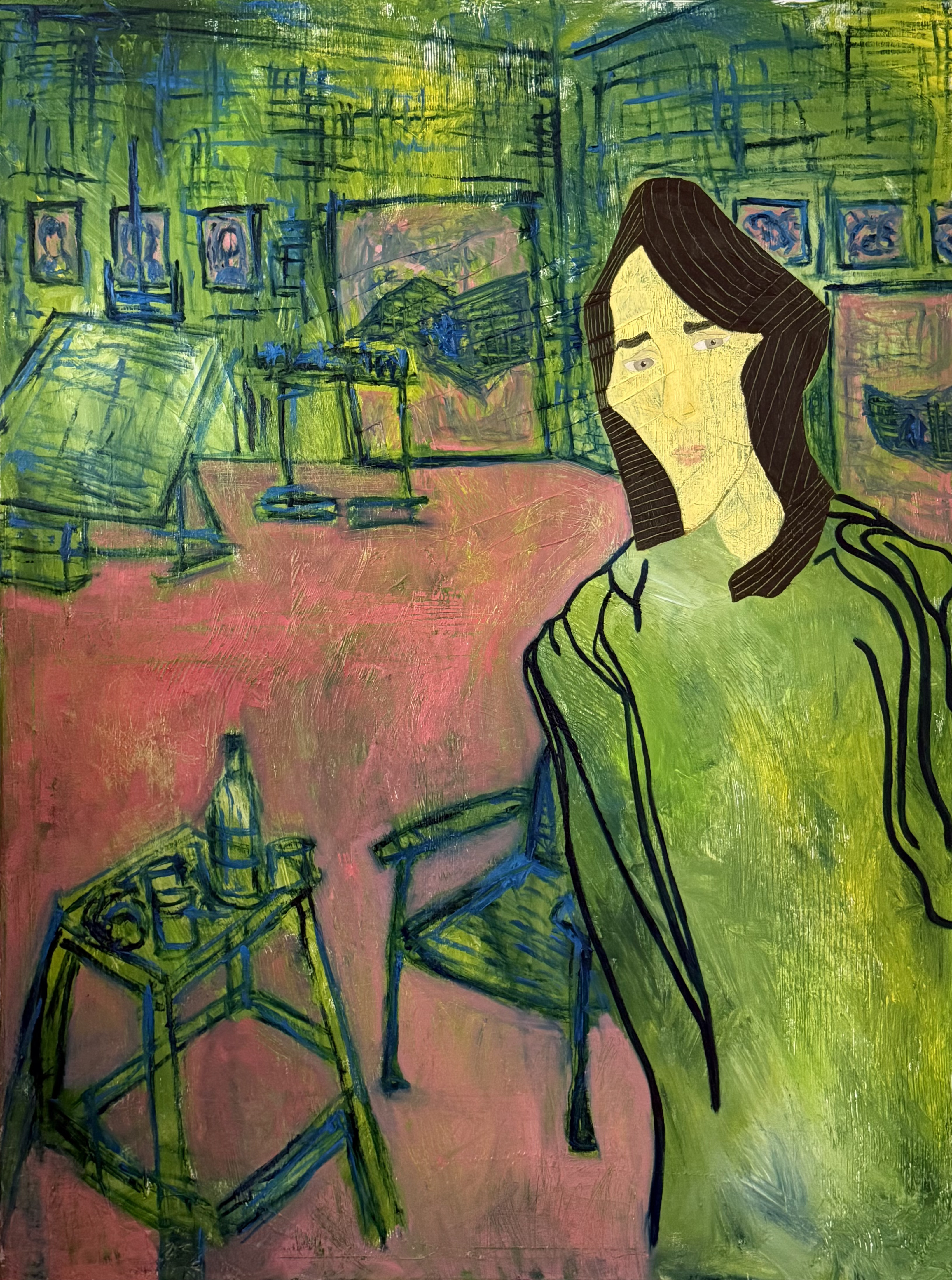 Delusions - Oil painting by Piero Montezaro, 2025